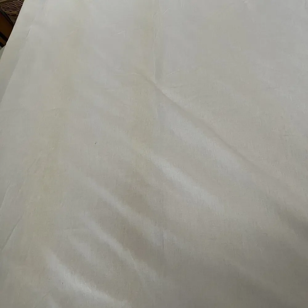 Pottery Barn Blush Pink Linen Curtain Panels (2) 50 in x 108 in Cotton Lined